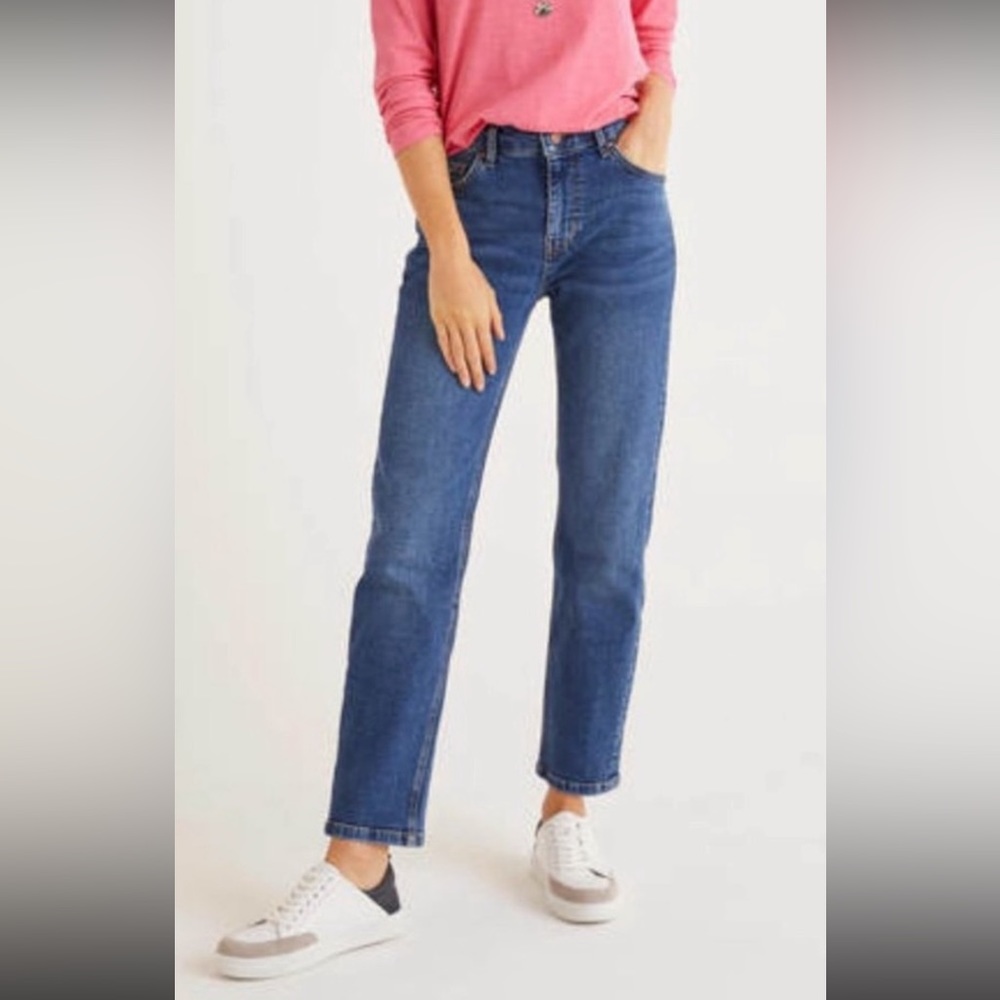 Boden straight leg jeans size 8 Long